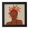 Domonique Brown Crown Framed Wall Art Black - Deny Designs - 4 of 4