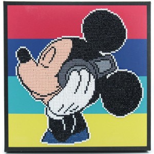 DIAMOND DOTZ, DOTZ Box Disney Mickey Mouse Headphones Diamond Art Painting Kit 11" X 11" - 1 of 4