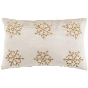 Sydnee Snowflake  Pillow  - Safavieh