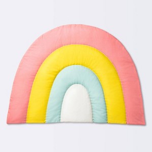 Quilted Floor Blanket and Playmat - Rainbow - Cloud Island™ - 1 of 4