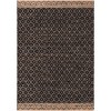 Unique Loom    Chindi Trellis Sand Area Rug - 2 of 4