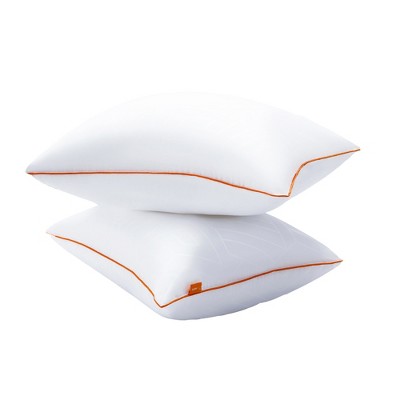 PDTEND White Bed Pillows Set of 2 for Back, Stomach & Side Sleepers