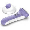 Remington WDF5030A Smooth & Silky Electric Shaver for Women, 4-Blade Smooth Glide Foil Shaver and Bikini Trimmer with Almond Oil Strip, Purple/White - 2 of 4