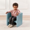 ECR4Kids Tri-Me Adaptable Kids Cube Chair, Indoor Outdoor Plastic, 3-in-1 Multipurpose Table/Seat - 4 of 4