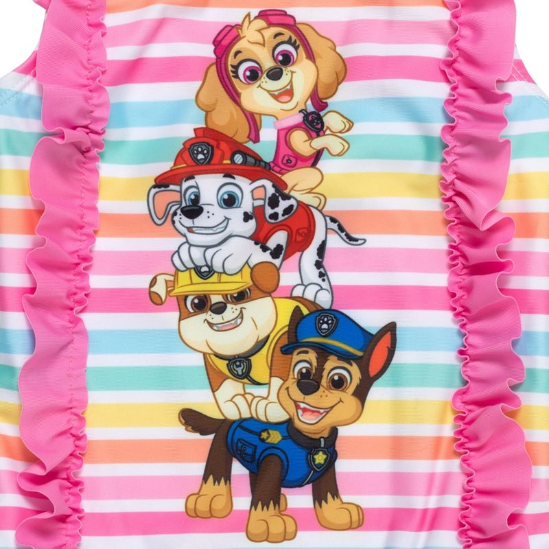 PAW Patrol Skye Marshall Chase Girls One Piece Bathing Suit Toddler, 5 of 9