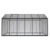CAVINAS Polycarbonate Greenhouse with UV Protection Walk-in Storage Shed with Adjustable Vent Window - 2 of 4