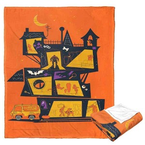 Warner Bros. Scooby-Doo Haunted House Silk Touch Throw Blanket 50x60 Inches - 1 of 4