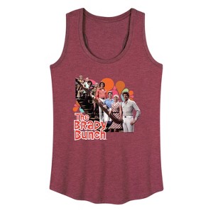 Women's - The Brady Bunch - Family Photo Graphic Racerback Tank - 1 of 4