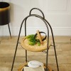 VIP Wood 26 in. Brown Two Tier Display - 3 of 4