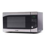 COMMERCIAL CHEF Countertop Microwave 0.9 Cu. Ft. 900W, Black and Stainless Steel