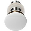 ALFI AB8055-W White Ceramic Mushroom Top Pop Up Drain for Sinks without Overflow - 2 of 4
