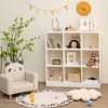 Costway Kids Toy Storage Organizer 9-Cube Kids Bookcase for Books Toys Ornaments - 2 of 4