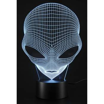 Link 3D Alien Lighting Laser Cut Precision Multi Colored LED Night Light Lamp - Great For Bedrooms, Dorms, Dens, Offices and More!