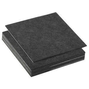 Unique Bargains Square Soft Adhesive Non-slip Anti-scratch Furniture Lamp Base Felt 10 Pcs - 1 of 3