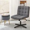Square Back Upholstered Home Office Chair - 4 of 4