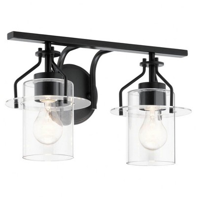 Kichler Lighting Everett 2 - Light Vanity In Black : Target