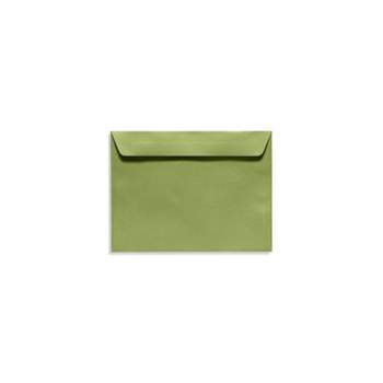 LUX 9"" x 12"" Booklet Envelopes Avocado Green 50/Pack EX4899-27-50