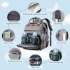 BabyBond Baby Diaper Bags Backpack with Changing Station Waterproof Diaper Backpack with USB Charging Port,Large Diaper Bag for Moms Dads - 4 of 4