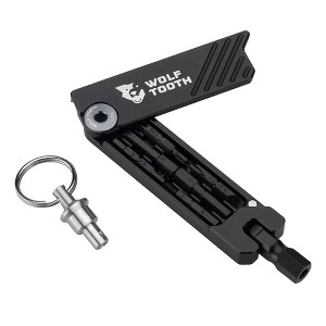 Wolf Tooth 6-Bit Hex Wrench Multi-Tool with Keyring - Gray - 1 of 4