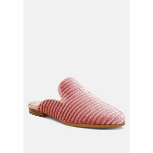 Ouzini Velvet Textured Slip On Mules - 1 of 4
