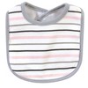 Hudson Baby Infant Girl Cotton Bibs 5pk, Pink Safari, One Size - 4 of 4