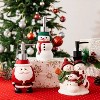 LunaLulinlk Christmas Soap Dispenser,Resin Soap Bottle with Lotion Pump,Countertop Soap Dispenser (Jolly Santa -Red) - 3 of 4
