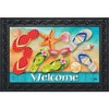 Briarwood Lane Summer Doormat 30x18 Indoor Outdoor Surfside Flip Flops For Summer Doormat - 2 of 4