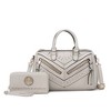 MKF Collection Lara Women’s Satchel Bag – Stylish and Spacious Handbag with Matching Wallet – by Mia K - 2 of 4