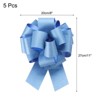Unique Bargains Personalized Sparkly Gift Wrapping Large Pull Bows for Wedding Baskets 5 Pcs - 2 of 4