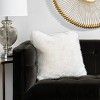 Faux Dalmation Tips Pillow - Milk/Chocolate - 20"X20" - Safavieh - 3 of 4
