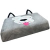Pet Bed In A Box Slipcover: Hutch The Gray Dog, Small, 24x18" Character Bed Case - 3 of 4