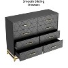 Jojoka Modern 8 Drawer Dresser with Gold Handles, Storage Cabinet TV Stand for Bedroom, Living Room, Entryway, Hallway - 3 of 4