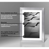 Americanflat Thin Picture Frame in Silver with Shatter Resistant Glass Horizontal and Vertical Formats for Wall and Tabletop - 5" x 7" - 4 of 4