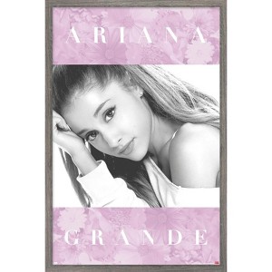 Trends International Ariana Grande - Floral Framed Wall Poster Prints - 1 of 4
