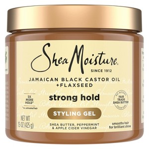 Shea Moisture Jamaican Black Castor Oil Strong Hold Styling Gel 15 Oz - 1 of 4