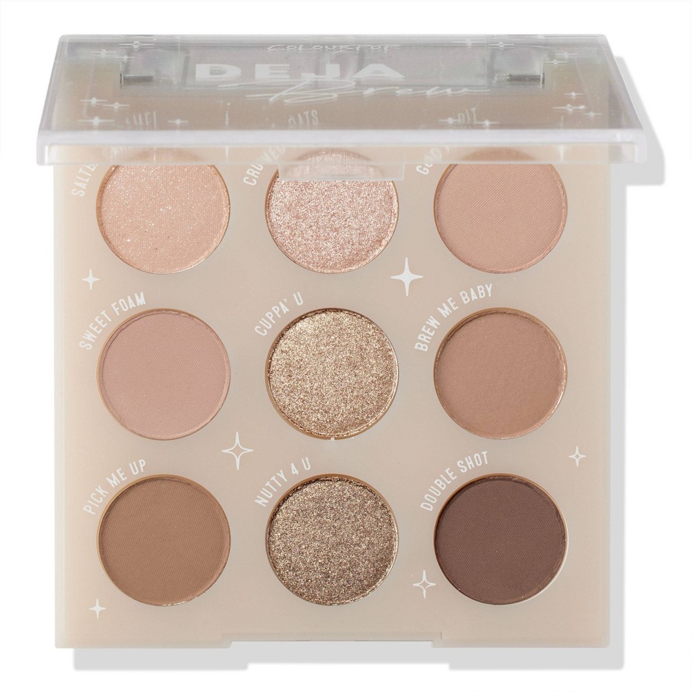 ColourPop Pressed Powder Eyeshadow Makeup Palette - Deja Brew - 0.3oz