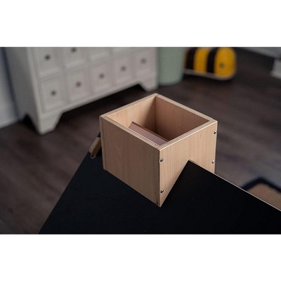 Evergreen Montessori Wooden Playhouse with Chalkboard Roof