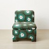 Chiesa Fully Upholstered Accent Chair Teal Floral - Opalhouse™ designed with Jungalow™ - image 3 of 4