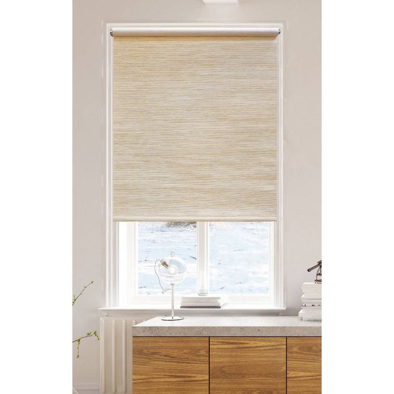 1pc Light Filtering Natural Roller Window Shade - Lumi Home Furnishings, 6 of 13