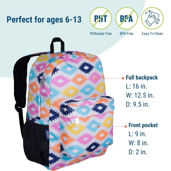Mochila para niños Wildkin de 16 pulgadas – resistente, acolchada y espaciosa para niños y niñas 3