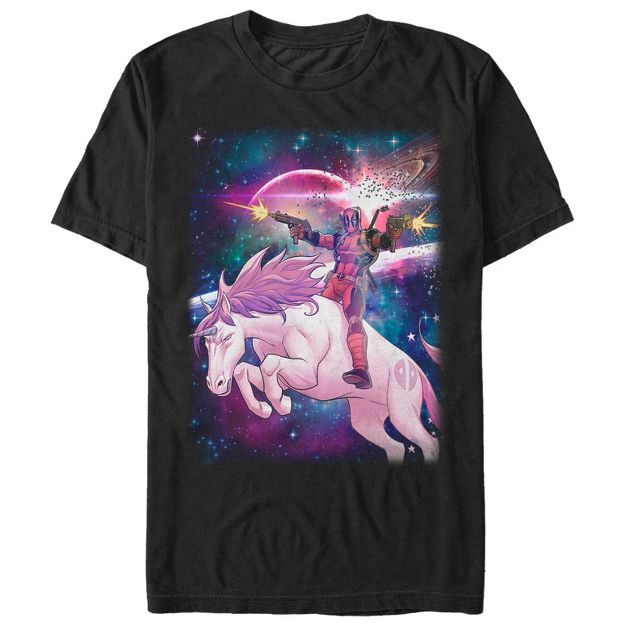Marvel Boys Deadpool Space Unicorn T-Shirt 