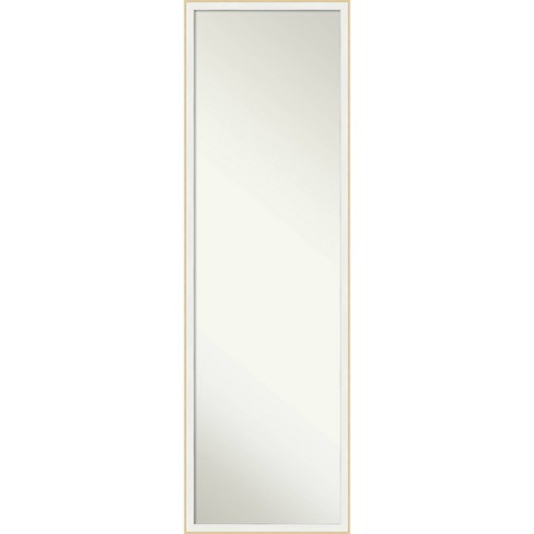 15 X 49 Nordic Blonde Wood Framed, White Framed Full Length Mirror Uk