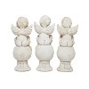 28.5" Magnesium Oxide French Country Angel Garden Sculpture White - Olivia & May - image 3 of 4