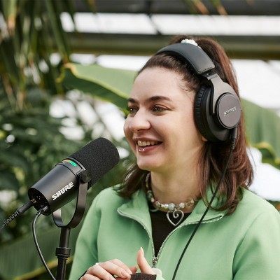 Shure MV7+ Black Dynamic USB and XLR Microphone