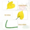 Unique Bargains Artificial Anthurium Lily Flowers for Home Decor 10 Pcs - 3 of 4