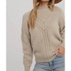 Women's Open Stitch Detail Sweater - BluIvy - 2 of 4