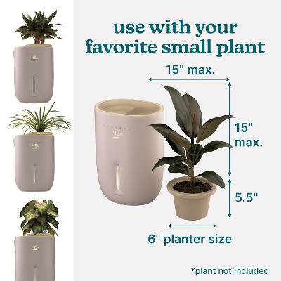 White Dual Mist Ultrasonic Humidifier with Plant Holder