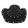 CTM Women's Western Ball Studded Trim Cowboy Hat - 4 of 4