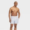 Men's 5'' Daisy Swim Shorts - Goodfellow & Co™ Blue - 3 of 4