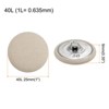 Unique Bargains Suit Dress Blouse Aluminum Fabric Cloth Covered Sewing Buttons 30 Pcs - 2 of 4